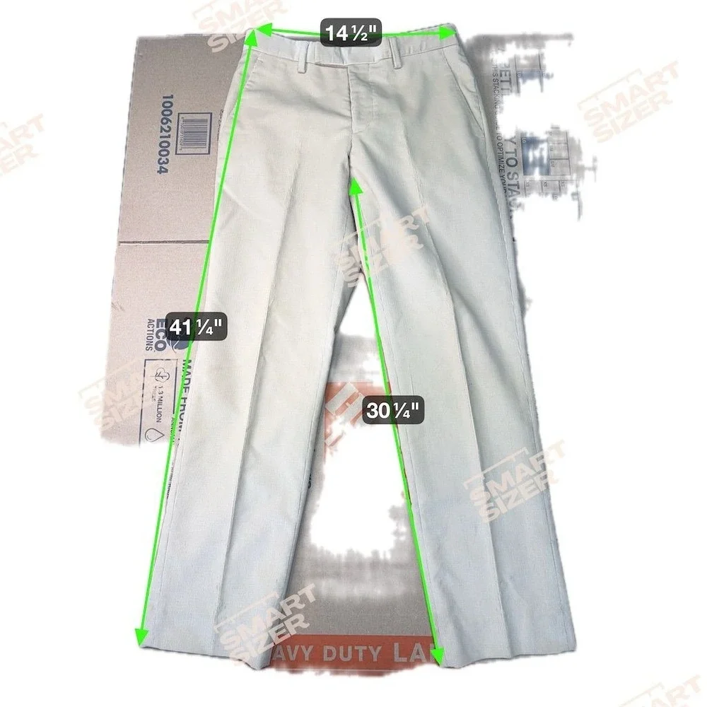 Salvatore Ferragamo Men's Beige Corduroy Dress Pants‎ Size 46 Waist 30 Inseam